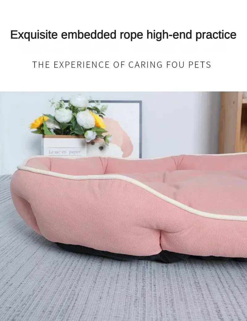 Dog Sofa Big Bed Pets Dogs Accessories Small Breeds Accessory Bedding Pet Supplies Cushions Mat Bad Blanket Cushion Fluffy Puppy
