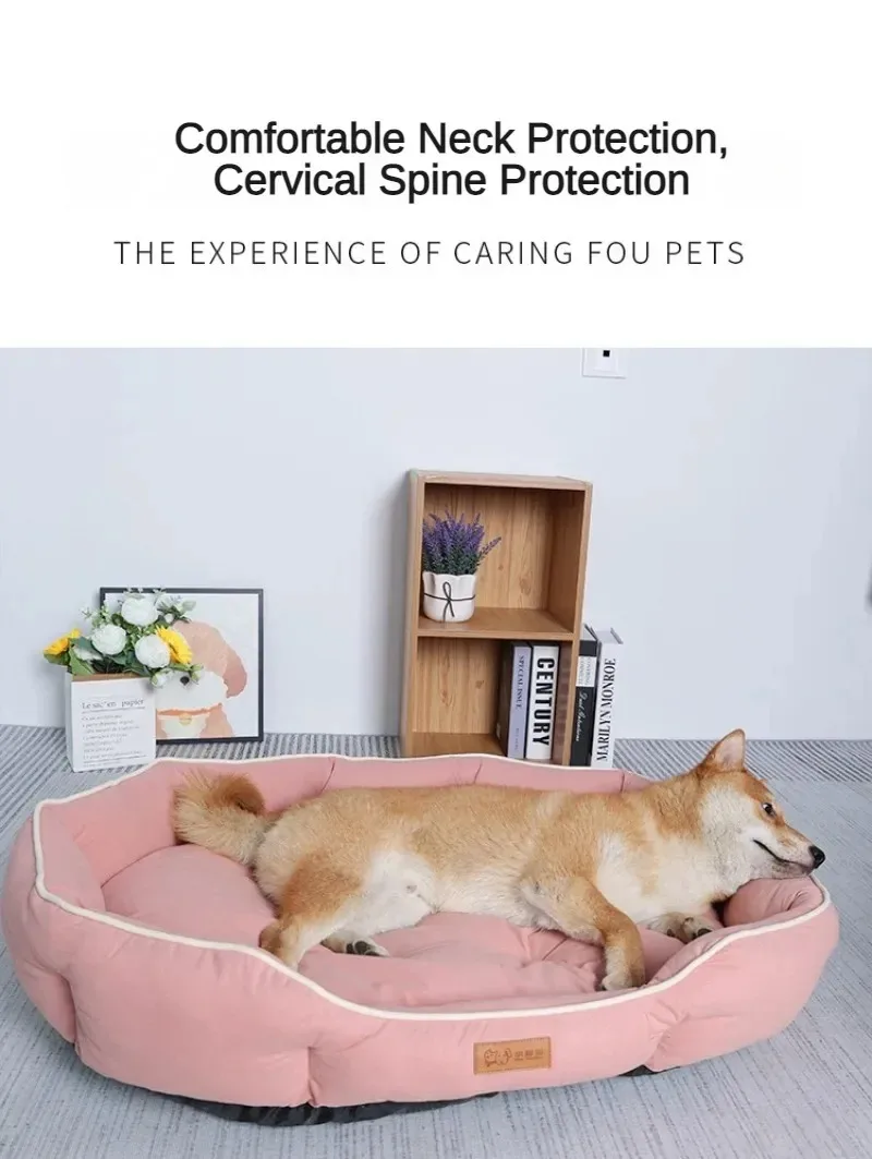 Dog Sofa Big Bed Pets Dogs Accessories Small Breeds Accessory Bedding Pet Supplies Cushions Mat Bad Blanket Cushion Fluffy Puppy