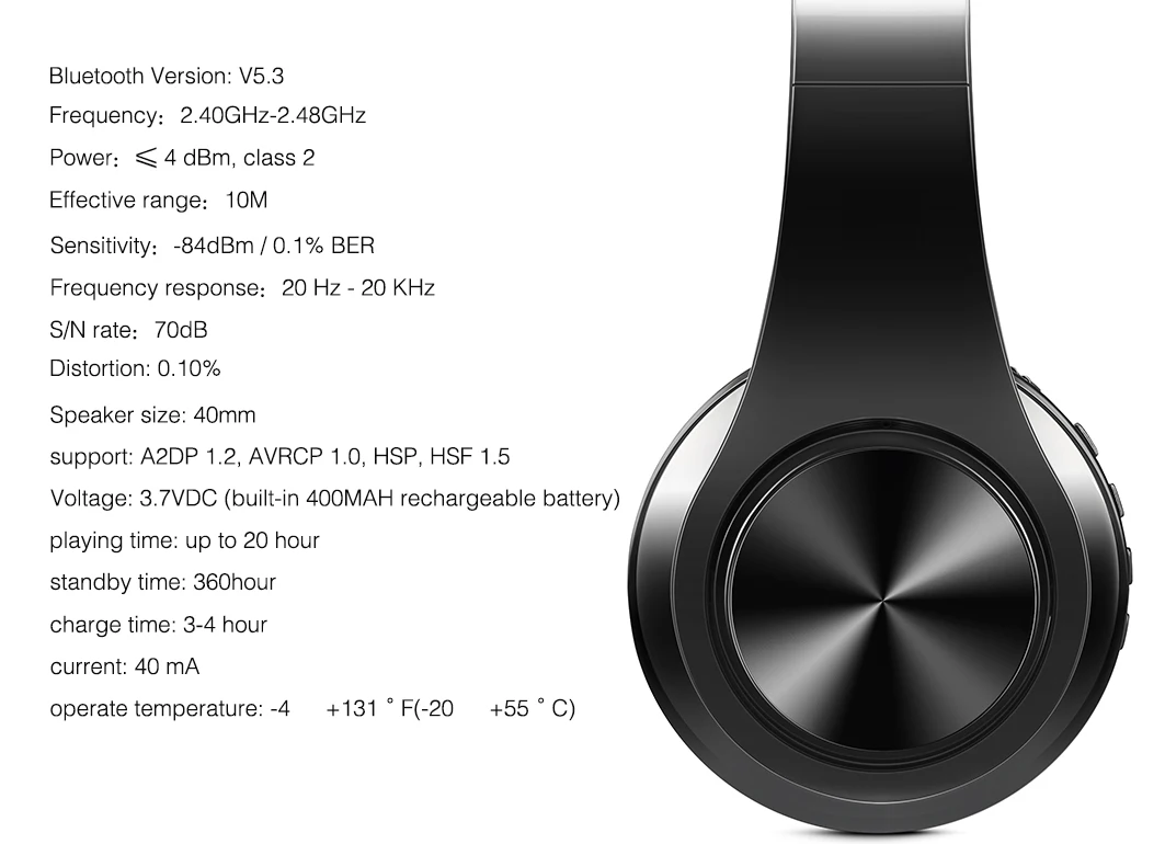 Men Gift Gold Wireless Headphones Bluetooth Earphone Stereo Headset Game with Build-in MIC with Universal for Android and iOS Men Gift Gold Wireless Headphones Bluetooth Earphone Stereo Headset Game with Build-in MIC with Universal for Android and iOS