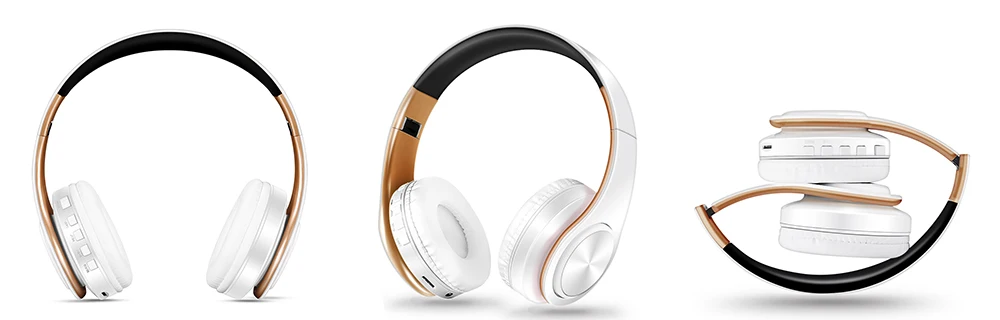 Men Gift Gold Wireless Headphones Bluetooth Earphone Stereo Headset Game with Build-in MIC with Universal for Android and iOS Men Gift Gold Wireless Headphones Bluetooth Earphone Stereo Headset Game with Build-in MIC with Universal for Android and iOS